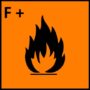 Veszélyszimbólum fokozottan tűzveszélyes